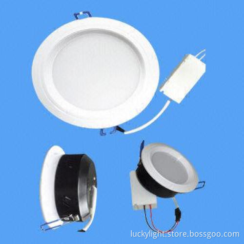 5-inch LED Ceiling Spotlight, 12W, AC 85-265V, 880-975lm, Cut-out 150mm, CE and RoHS Certifications